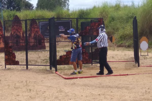 Aksi salah seorang Shooters di Lapangan