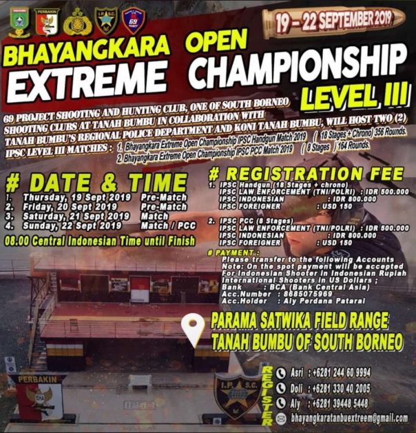 Bhayangkara Extreme Open Championship level III 2019 Dilaksanakan di Lapangan tembak Parama Satwika_